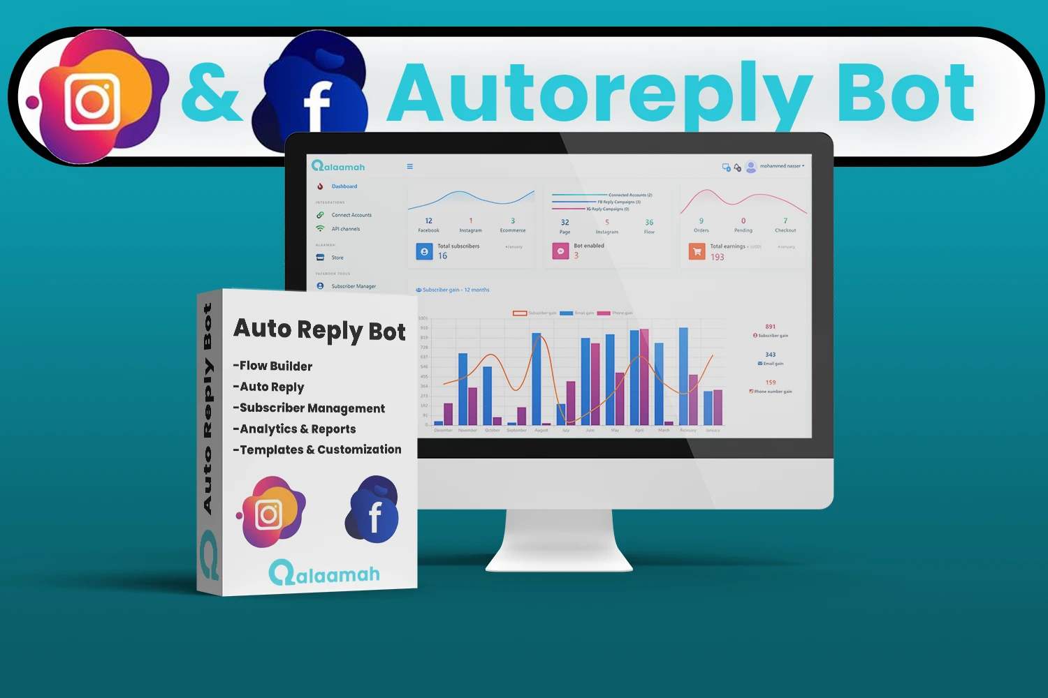 Auto Reply Bot for Instagram & Facebook